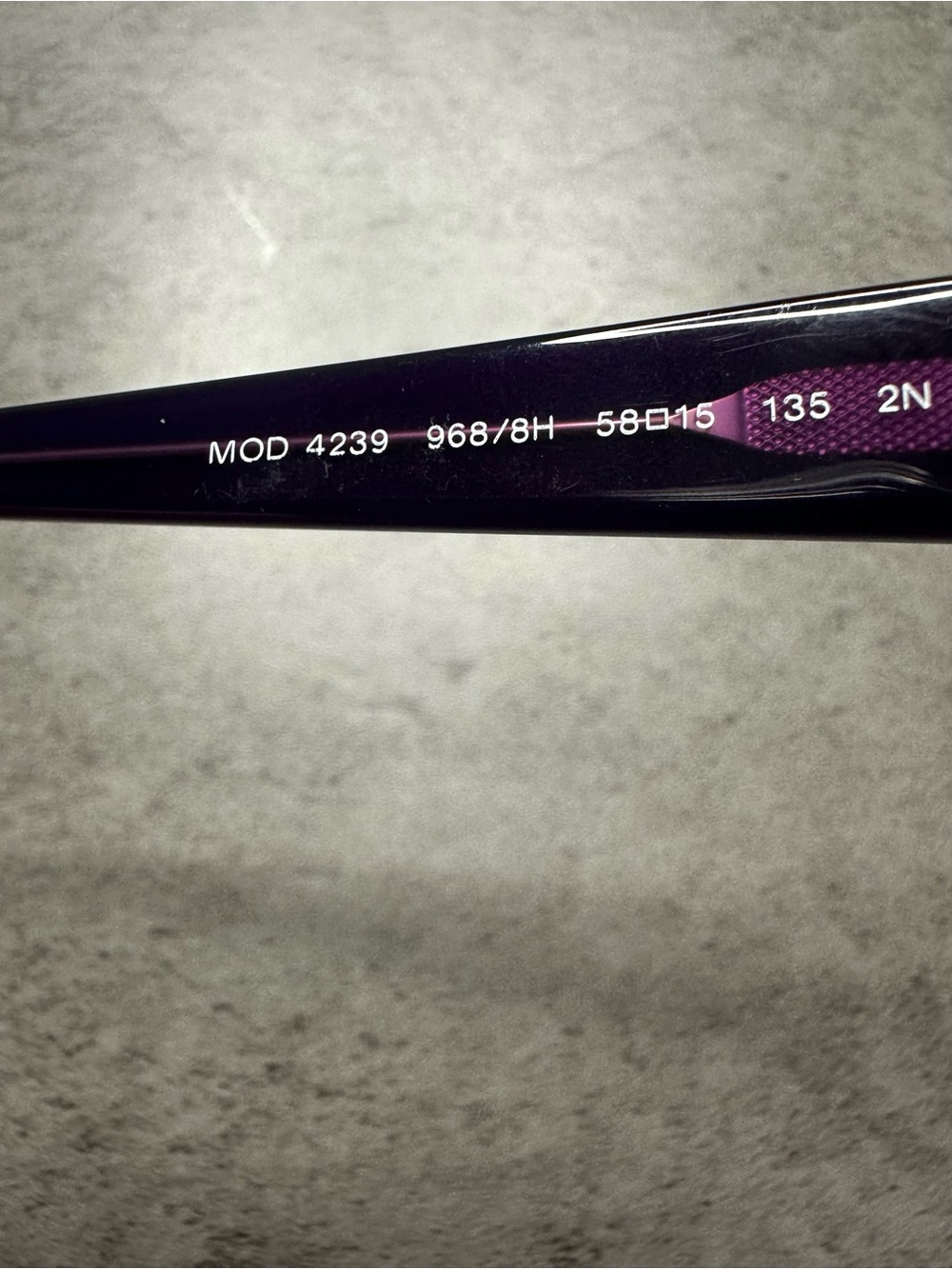 Versace Purple Gradient Oversized Women's Sunglasses - Picture 4 of 9